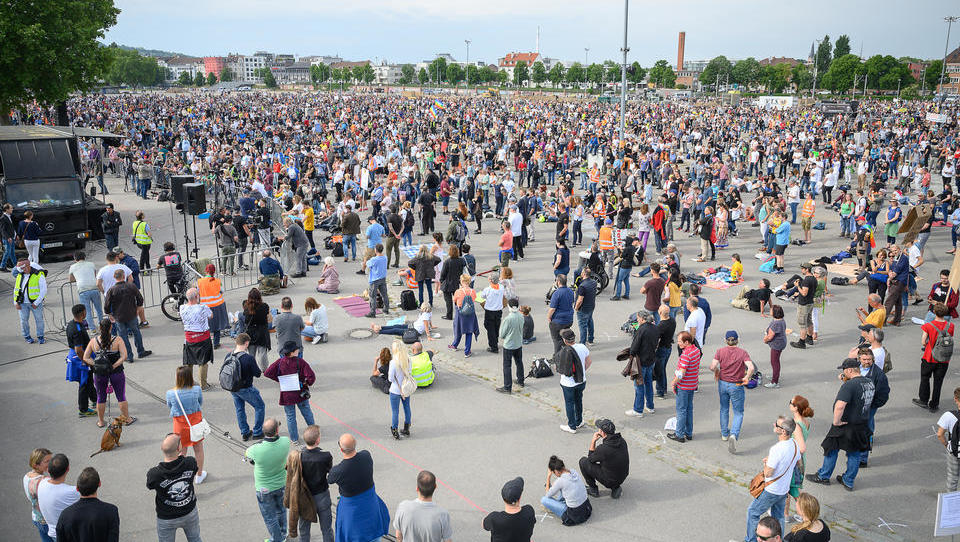 Demo am 16. Mai in Stuttgart: 500.000 Teilnehmer angemeldet