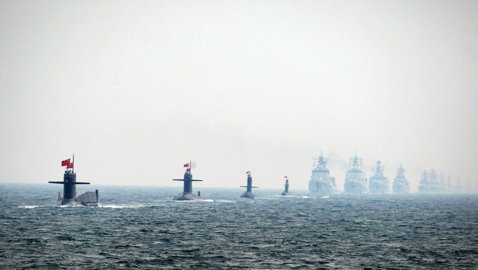 China führt fünf Marine-Manöver gleichzeitig durch