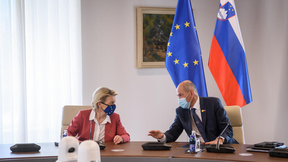 Schwerer Eklat bei erstem Treffen der EU-Kommission mit Regierung Sloweniens