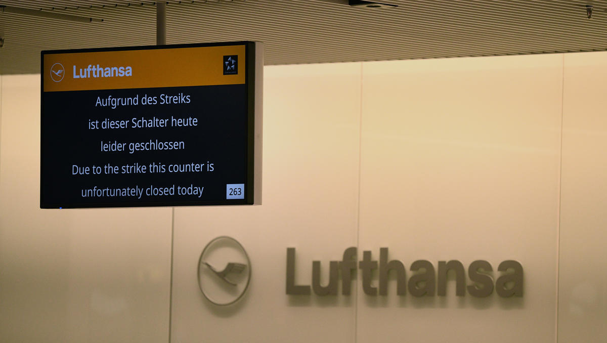 Lufthansa-Streik: Hunderte Flüge fallen aus