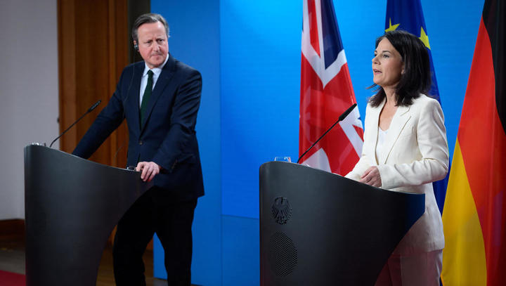 Deutschland und Großbritannien beschwören Einigkeit gegenüber Moskau