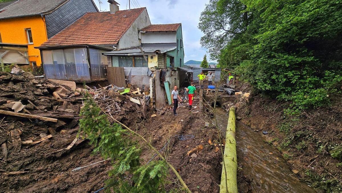 Versicherer: Unwetterschäden in Saarland und Rheinland-Pfalz noch nicht absehbar 