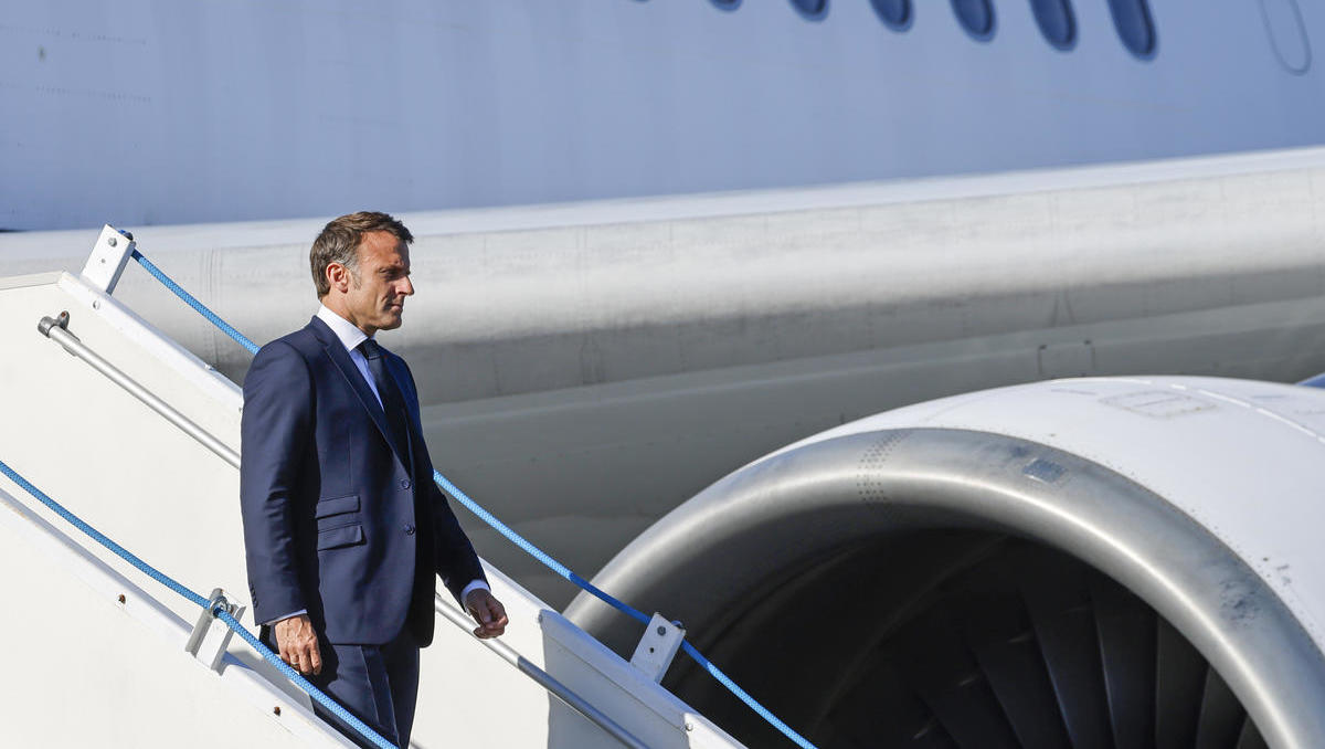 Frankreichs Staatspräsident Macron beginnt Staatsbesuch in Deutschland