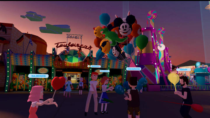 HANDOUT - Das undatierte Handout zeigt ein Standbild des Virtual-Reality-Spieles mit dem Titel «Oktoberfest – The Official Game». Zum Start des Oktoberfests am 21.9.2024 hat das Münchner Studio K5 Factory das Spiel entwickelt. Gäste besuchen die - der Rea