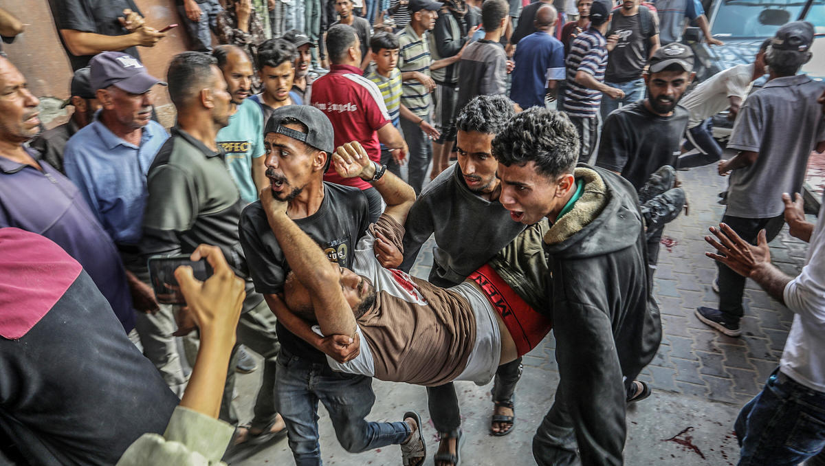 Kriegswaffe Hunger? Israel greift erneut Menge bei Gaza-Hilfszentrum an