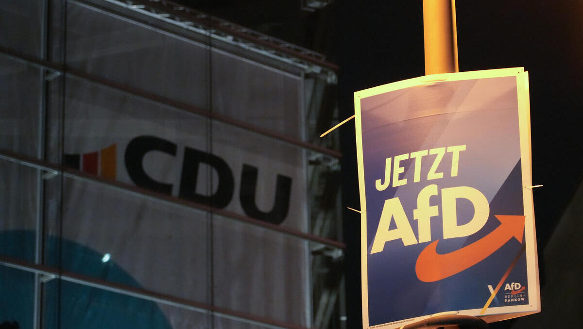 Sprung auf Rekordwert – AfD zieht in YouGov-Umfrage erstmals an der Union vorbei