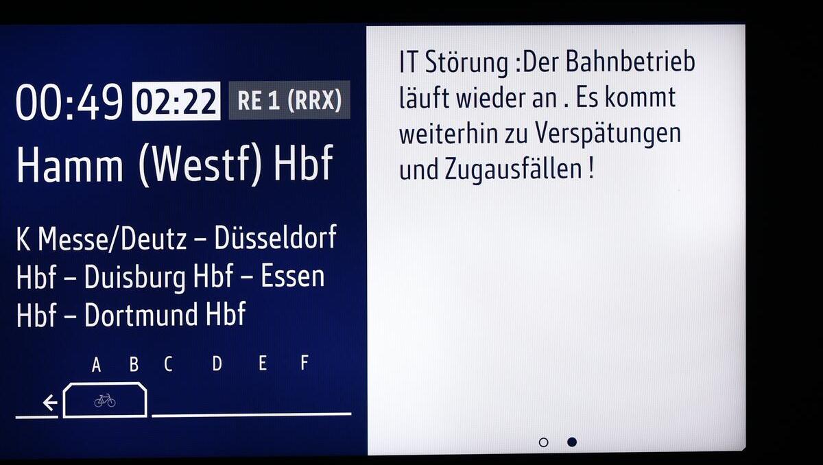 Megastörung bei der Deutschen Bahn: Nach Zugfunk-Ausfall läuft die Fehlersuche 