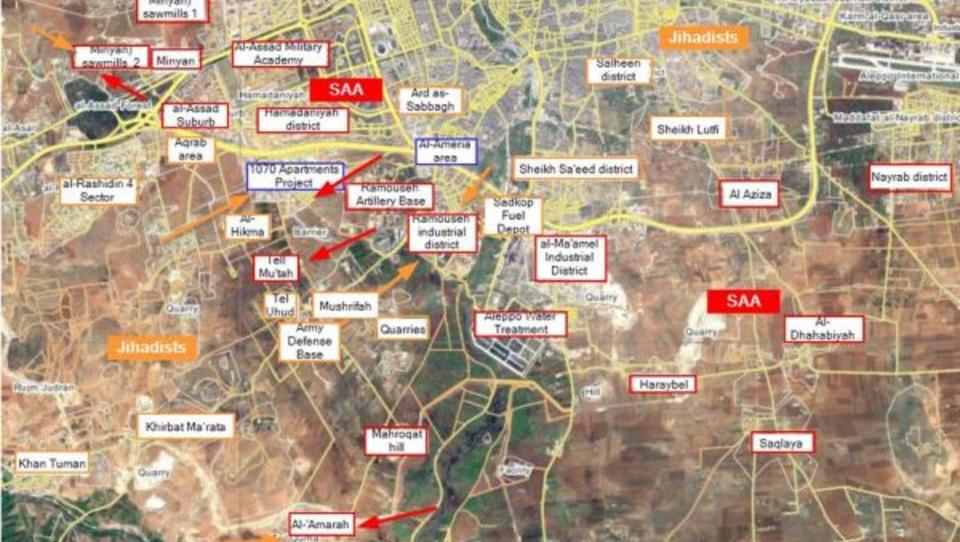Russland bombardiert Söldner im Süden von Aleppo