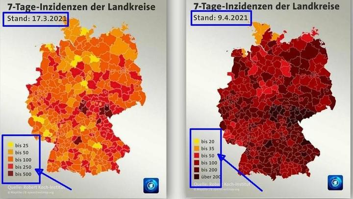 Irreführung der Öffentlichkeit? Inzidenz-Karten der Tagesschau werfen einige Fragen auf