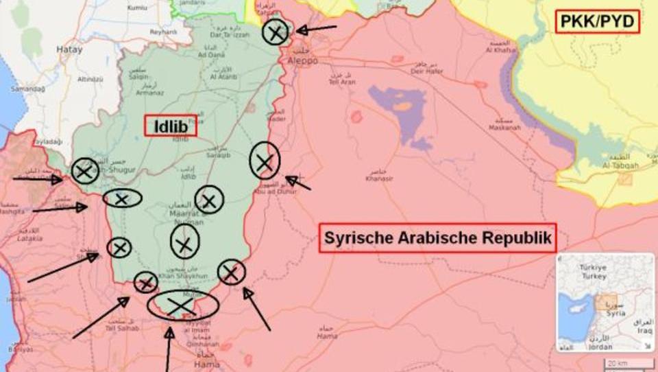 Syrien-Konflikt: Regierungstruppen starten Großoffensive in Idlib