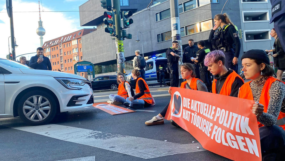Wieder Straßenblockaden fürs Klima in Berlin