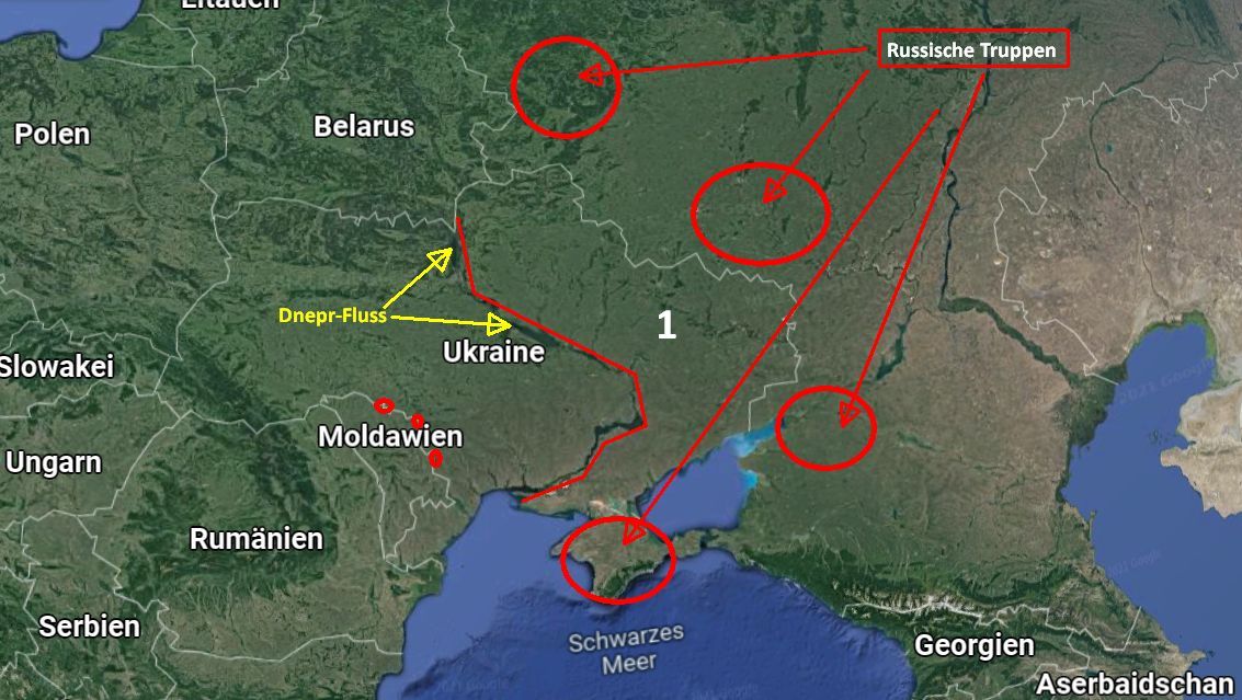 Droht der Ukraine eine Teilung entlang des Dnepr-Flusses?
