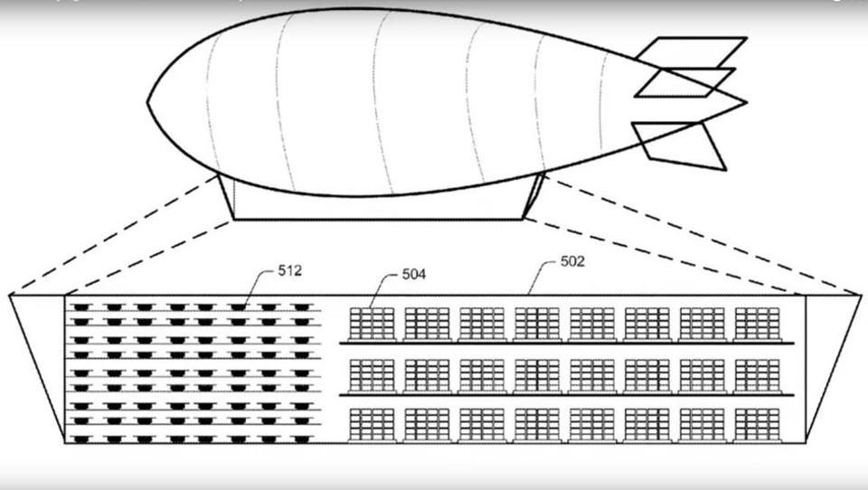 Amazon meldet Patent für fliegende Warenhäuser an