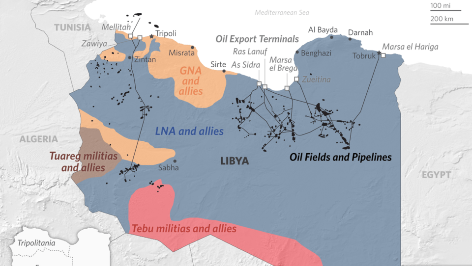 Libyen: Haftar lässt Ölproduktion blockieren, Öl wird teurer