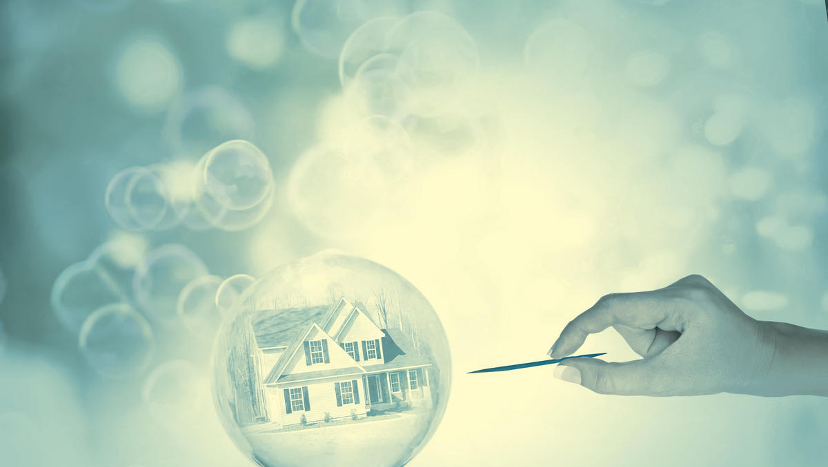 Immobilienblase: Wo ein Platzen der Immobilienblase möglich ist!
