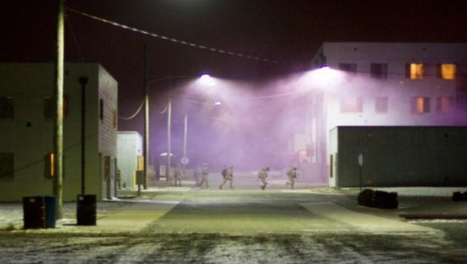 US-Armee hält nächtliche Übungen in Downtown Los Angeles ab