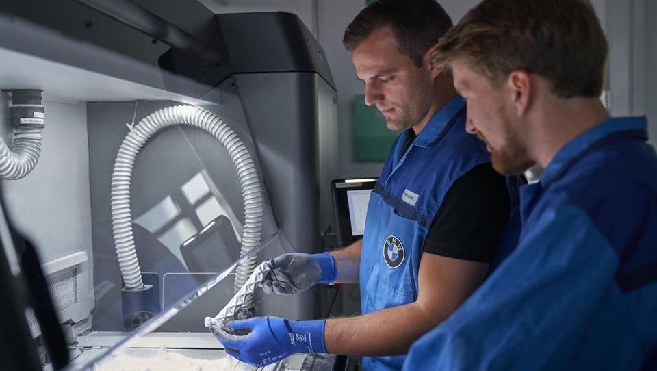 BMW fertigt Serienteile im 3D-Druck