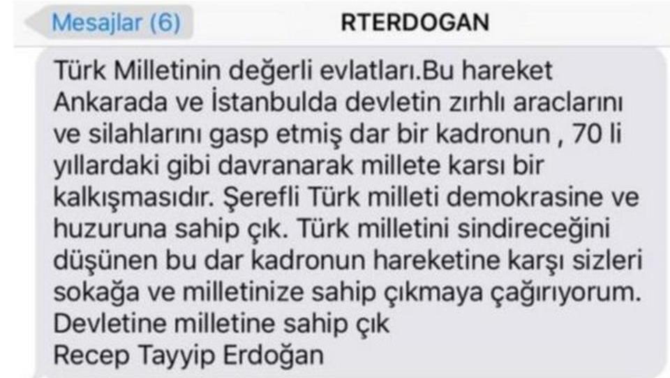 Erdogan verschickte Demo-Aufruf per SMS an alle Türken