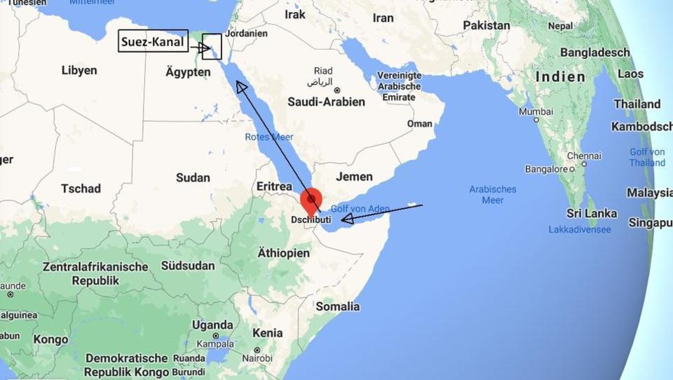 Suez-Krise, Handel und Seidenstraße: In Dschibuti könnte es bald knallen