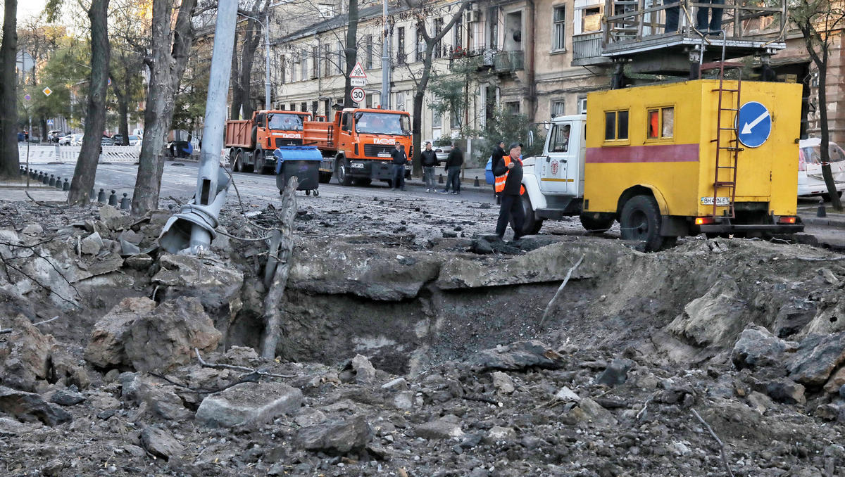 Ukraine-Ticker: Stromausfall in Hunderten Orten