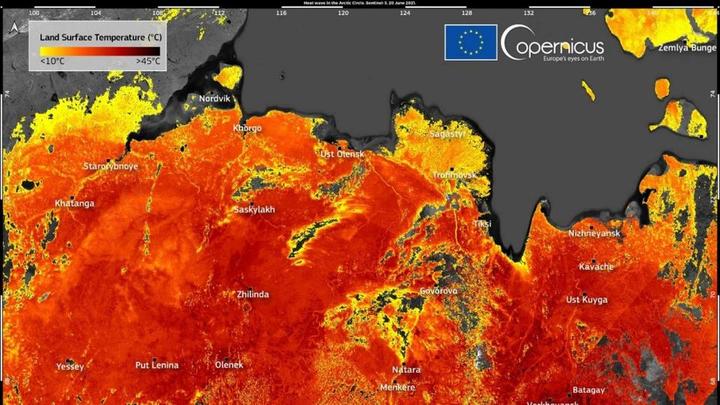 Höchstwert 48 Grad: Rekordhitze im arktischen Russland