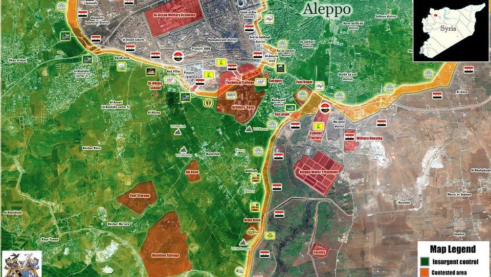 Syrien und Russland schlagen ISIS-Offensive in Aleppo zurück