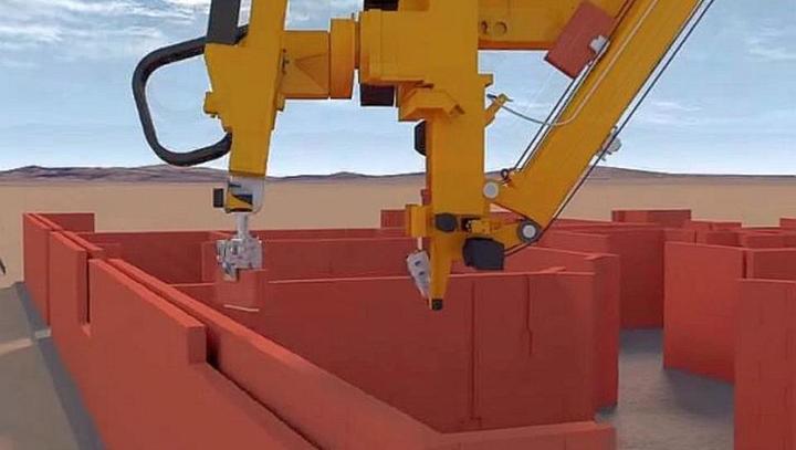 Roboter mauert komplettes Haus in zwei Tagen