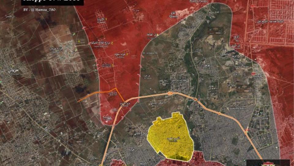 Schlacht um Aleppo: Armee schneidet Söldnern letzten Fluchtweg ab