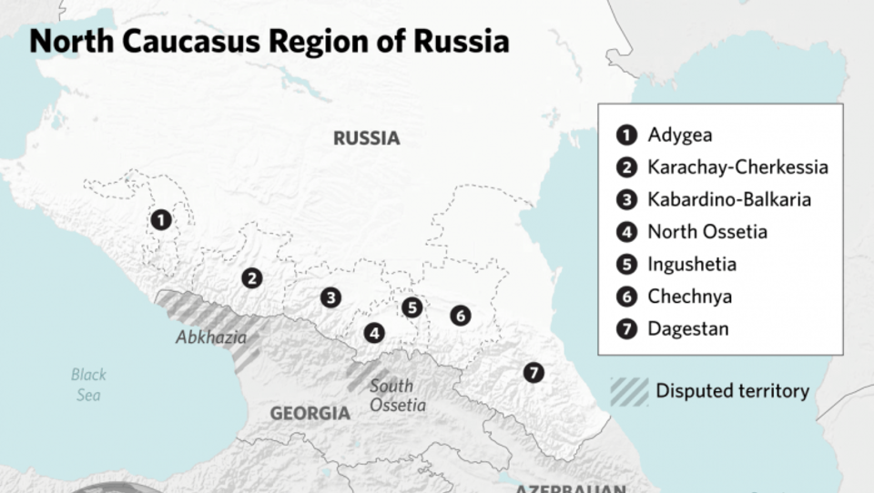  Im Nordkaukasus ist es derzeit überraschend ruhig