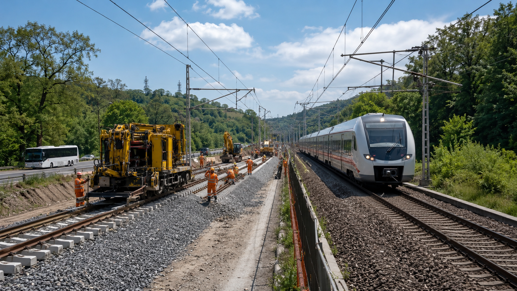 Bahn-Sanierung ohne monatelange Vollsperrungen: VCD legt Gegenentwurf vor