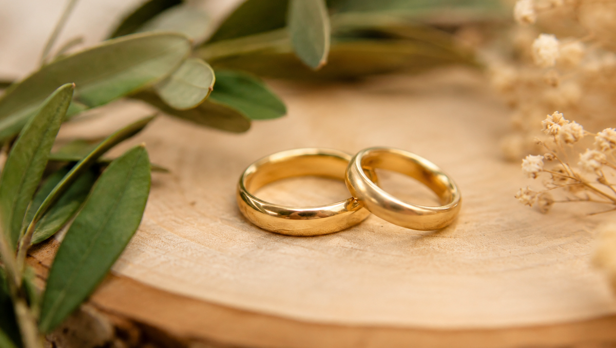 Trauringe aus Gold: Nachhaltig und fair Gold kaufen