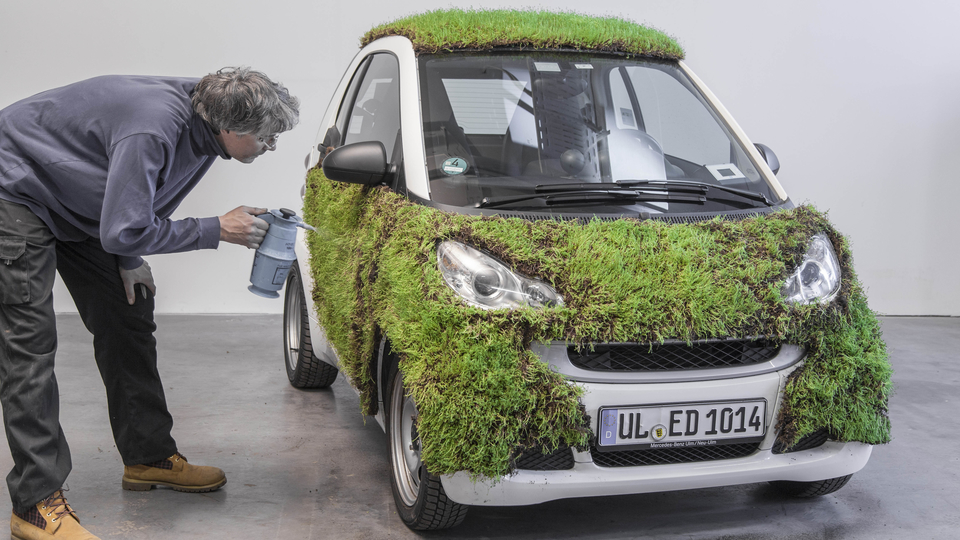Rasen statt Lack: Daimler testet Autos mit Pflanzen-Haut