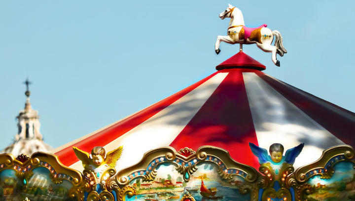 Die Börse wurde in einen Zirkus verwandelt