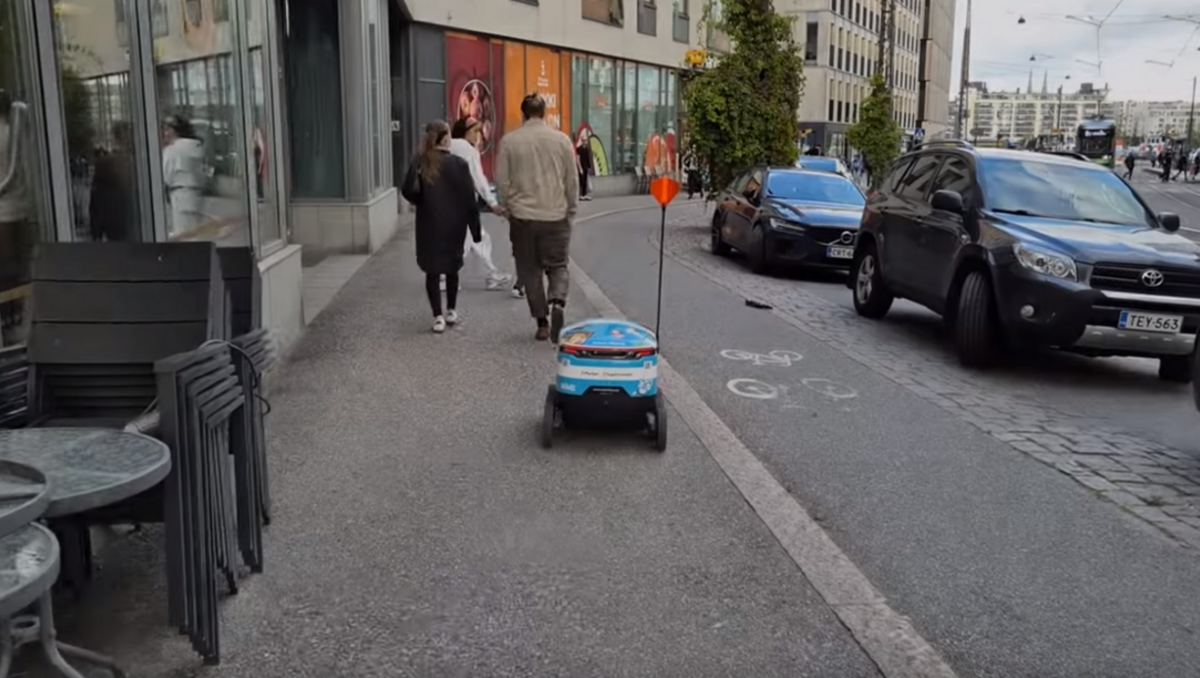 Lieferroboter im Test: Helsinki zeigt, wie die Zukunft der Essenszustellung aussieht