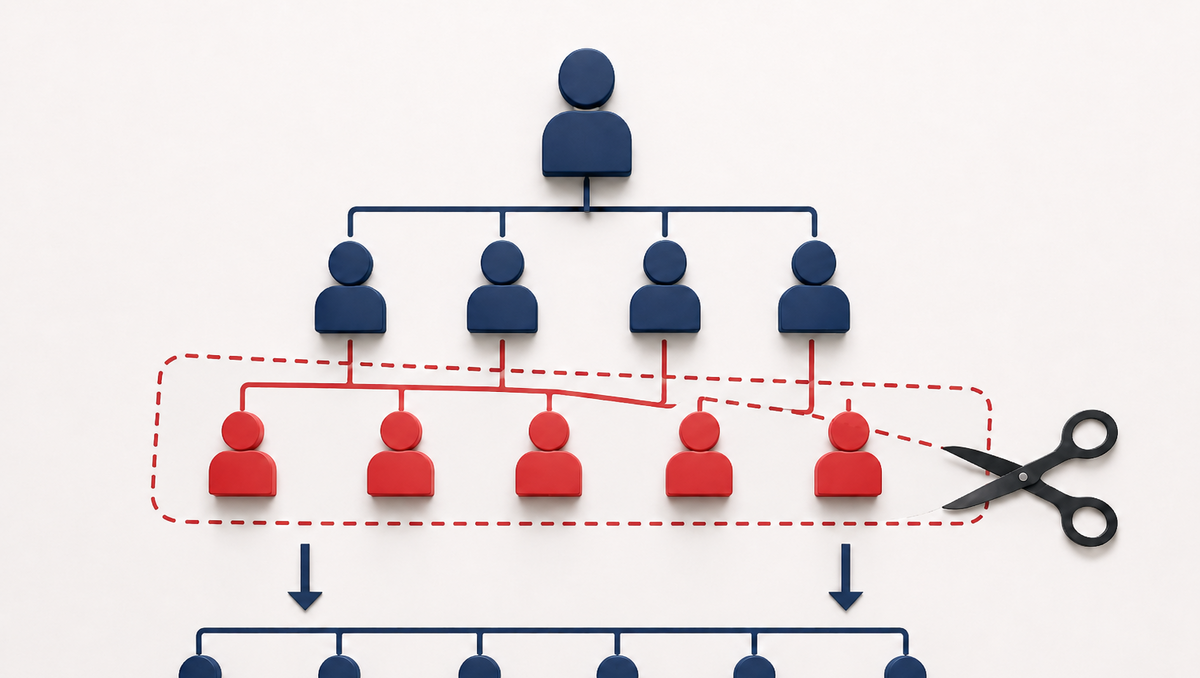 Unternehmen setzen auf KI: Wer braucht schon Horden von Managern?