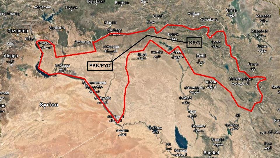 USA und Türkei gründen einheitliches Kurdistan im Irak und Syrien 
