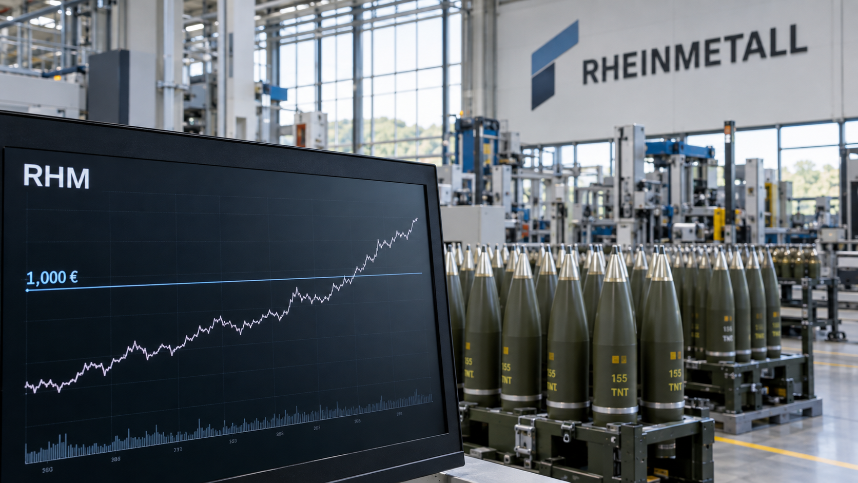 Rheinmetall-Aktie springt über 1.000 Euro: Neuer Auftrag sorgt für Rückenwind – ist das die Trendwende?