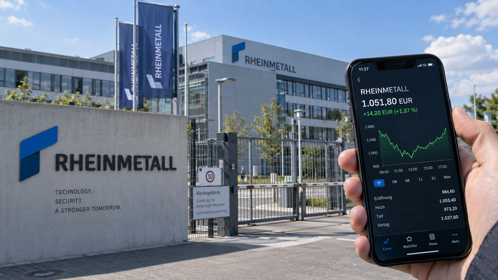 Rheinmetall-Aktie erholt: Ist das die Trendwende? Was den Kurs jetzt bewegt!