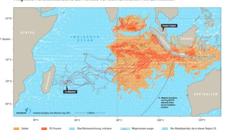 Flug MH370: Helmholtz-Forscher liefern neue Hinweise auf Absturzstelle