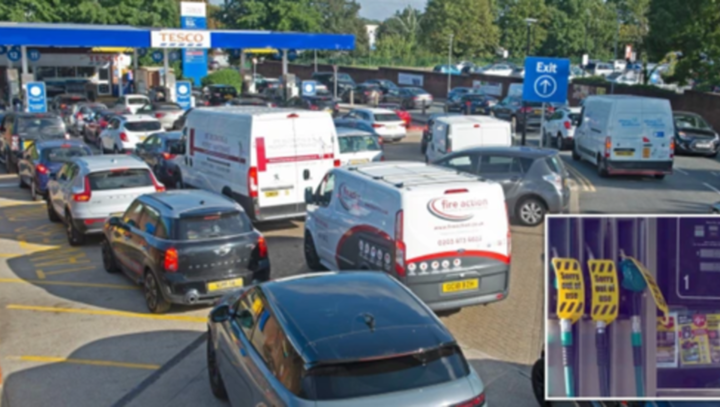 Panik-Käufe an britischen Tankstellen, Szenen wie im Sozialismus