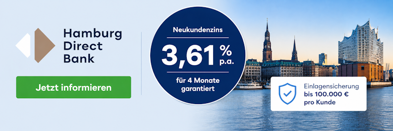 Tagesgeld-Vergleich: Hamburg Direct Bank
