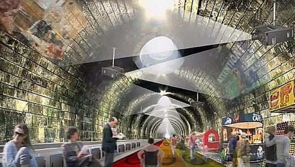 Schneller durch London: Laufband soll U-Bahn ersetzen