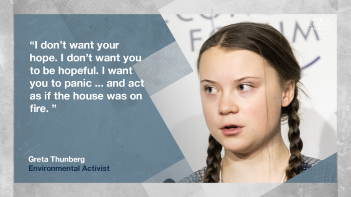 Wie das mächtige Weltwirtschaftsforum die Klima-Aktivistin Greta Thunberg hofiert
