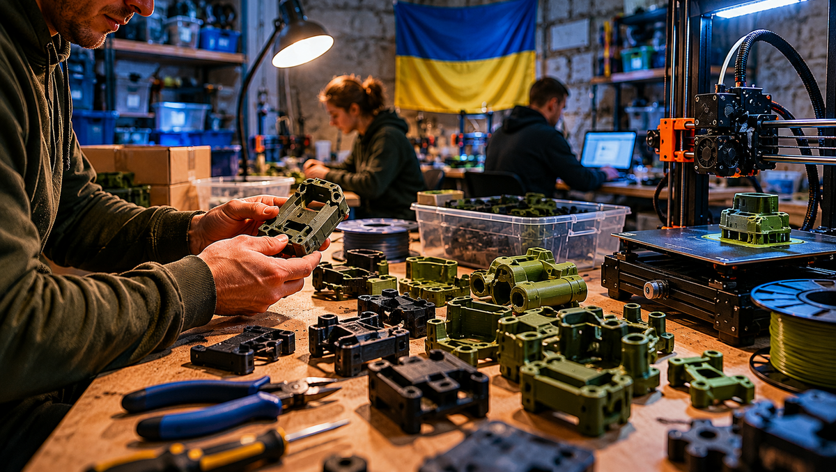 Wie 3D-Drucker aus deutschen Garagen den Ukraine-Krieg beeinflussen
