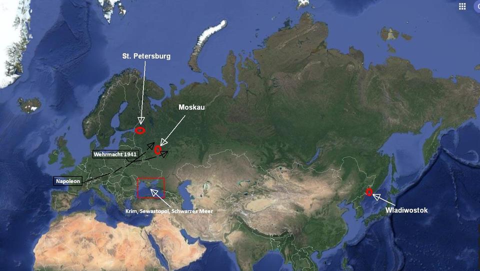Russlands rote Linie: Wie seine geografische Lage die Machtpolitik des Riesenreiches bestimmt 