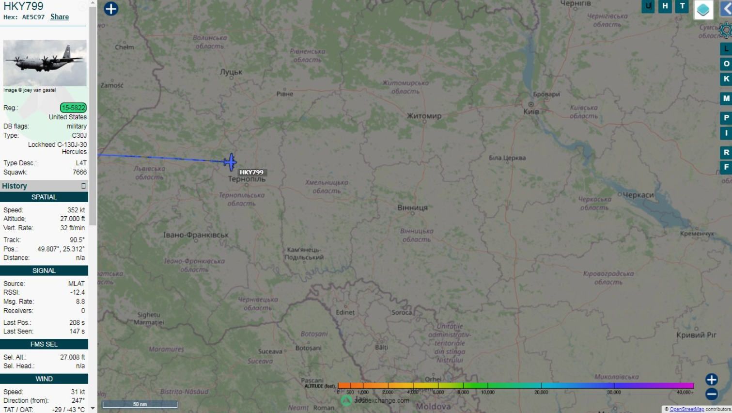 US-Militärflugzeug fliegt von Ramstein in die Ukraine, US-Spionage-Drohne in Nähe von Lugansk gesichtet